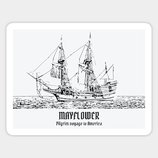 Mayflower Ship Magnet